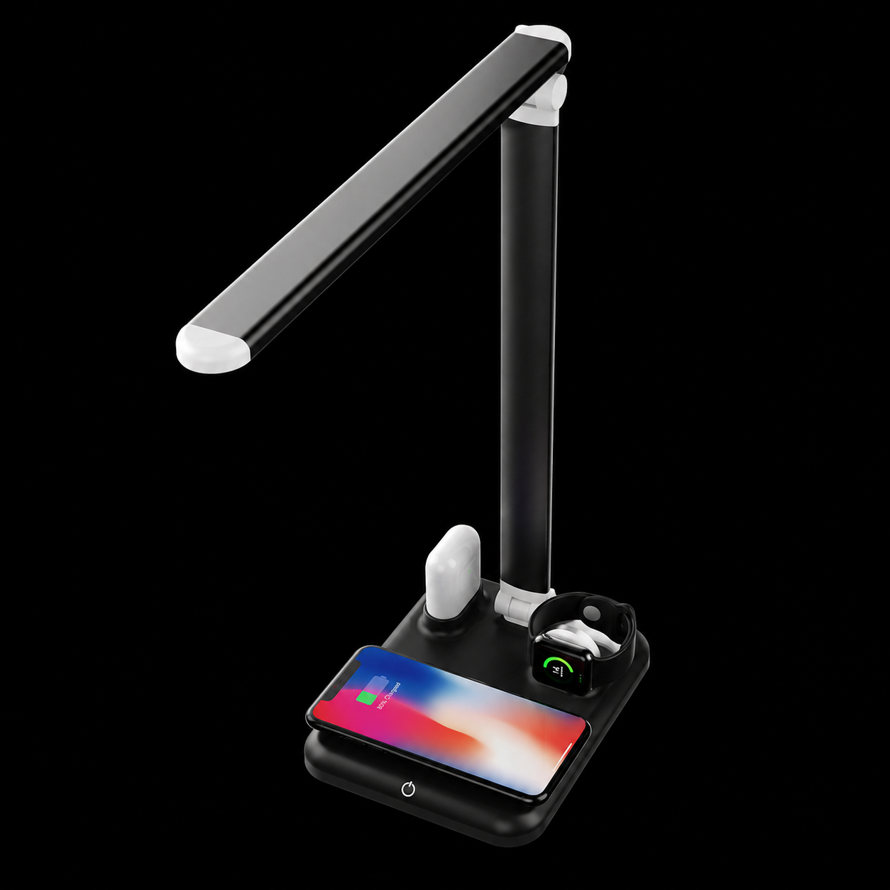 Zyntro 4-in-1 LED Desk Lamp with Wireless Charger