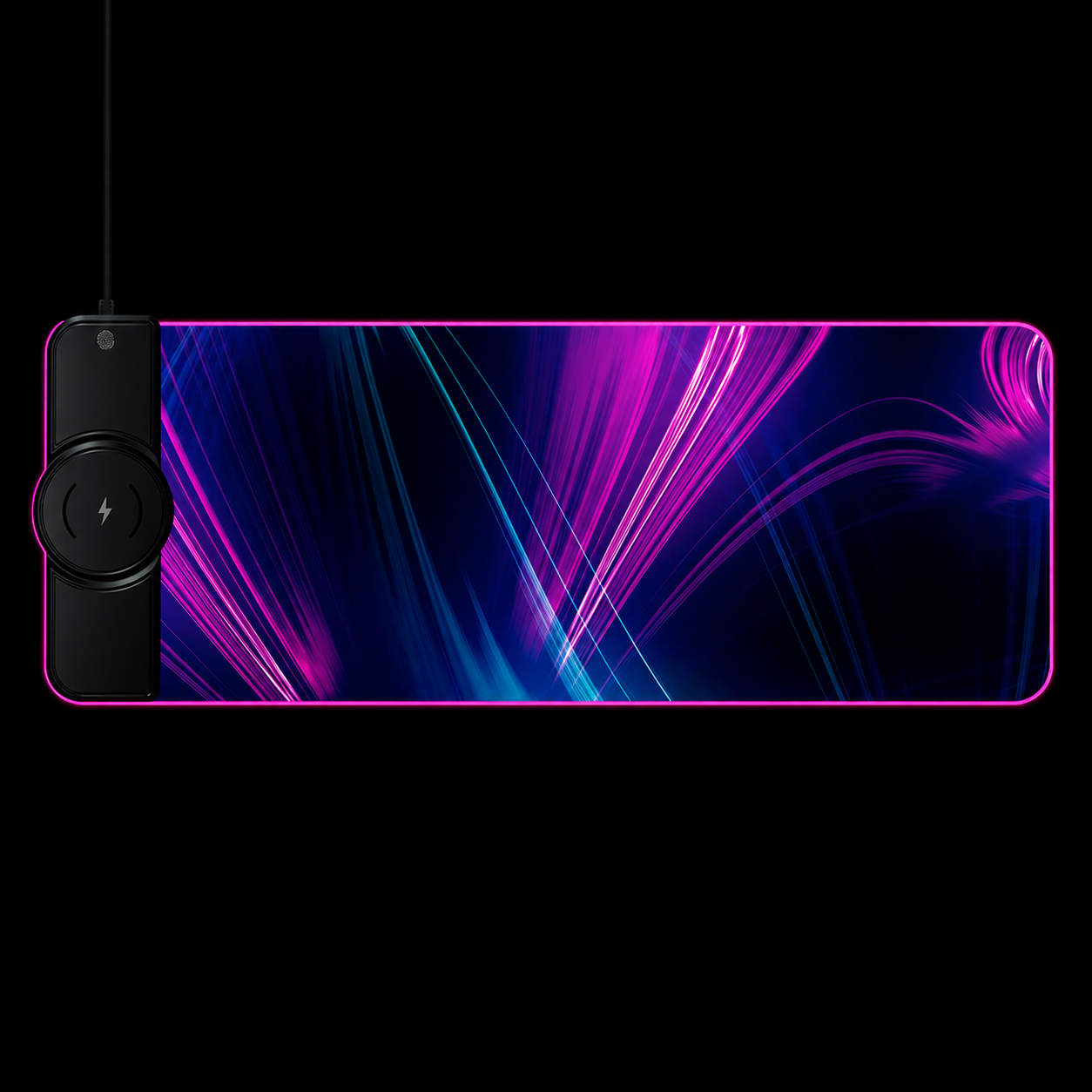 Zyntro Colorful Wireless Charging Desk Mat