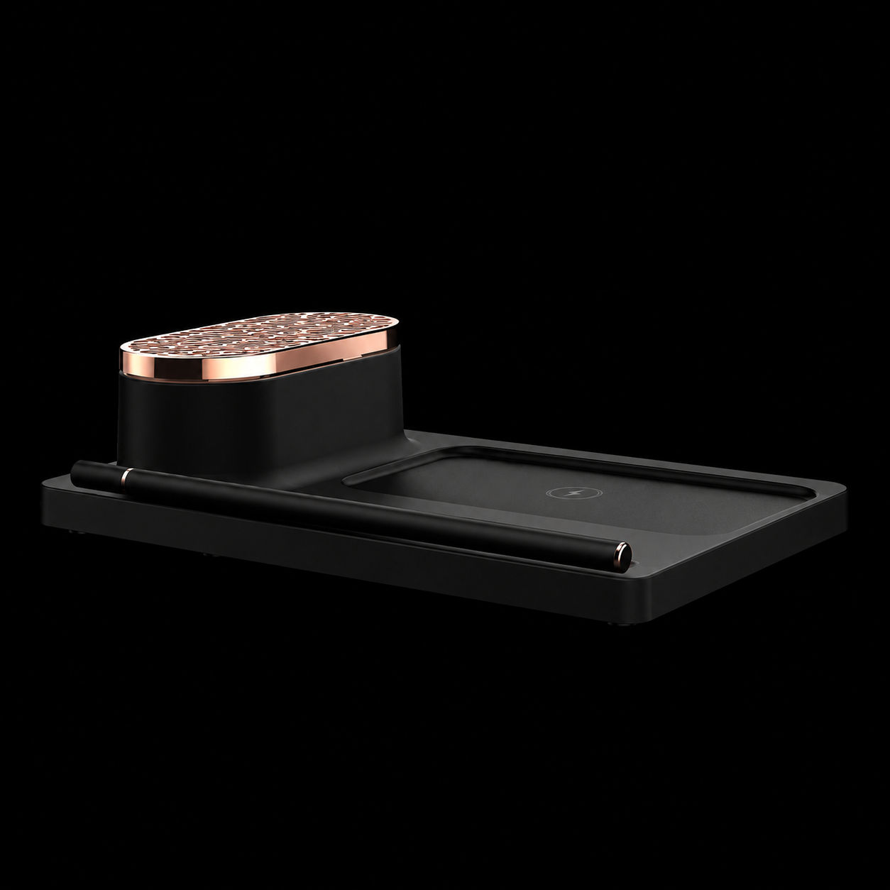 Zyntro LED Desk Lamp with Bluetooth Speaker & Wireless Charger