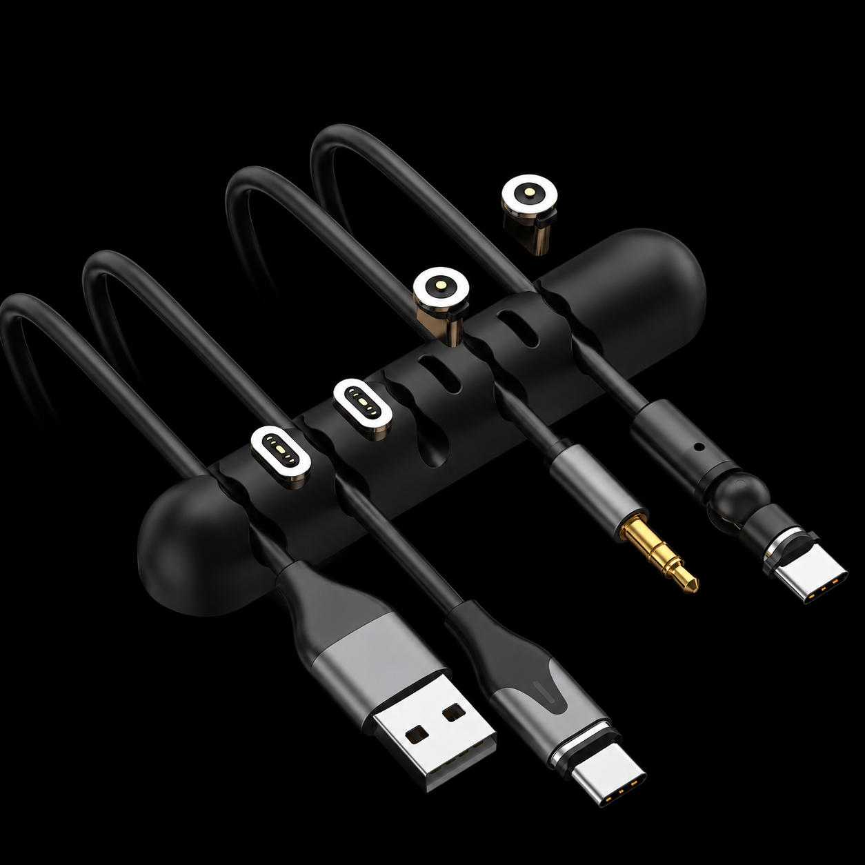 Zyntro Silicone Cable Organizer 3/5/7