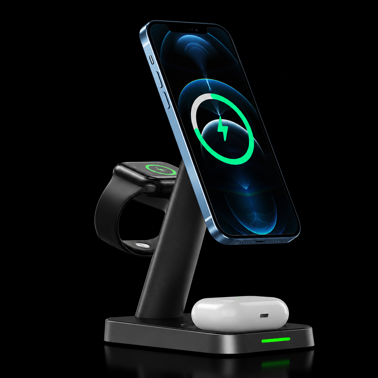 Zyntro 3-in-1 Magnetic Wireless Charging Station