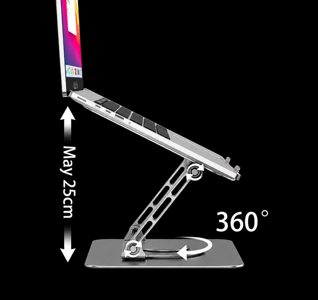Zyntro Adjustable Rotating Laptop Stand